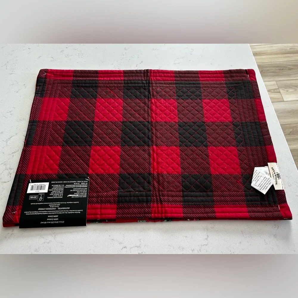 Bee & Willow red quilted